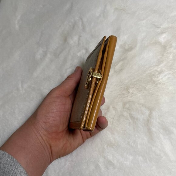 Gucci GG Vintage Monogram Guccissima Leather Compact Wallet Kisslock Clasp - Picture 4 of 15